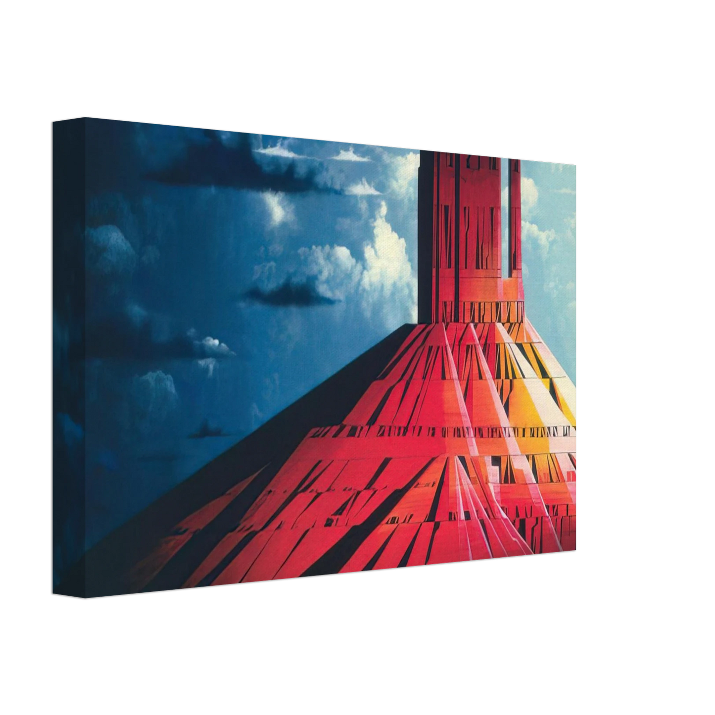 Eyvind Earle - Indian Lands Canvas - 70x100 cm / 28x40 inches-canvas