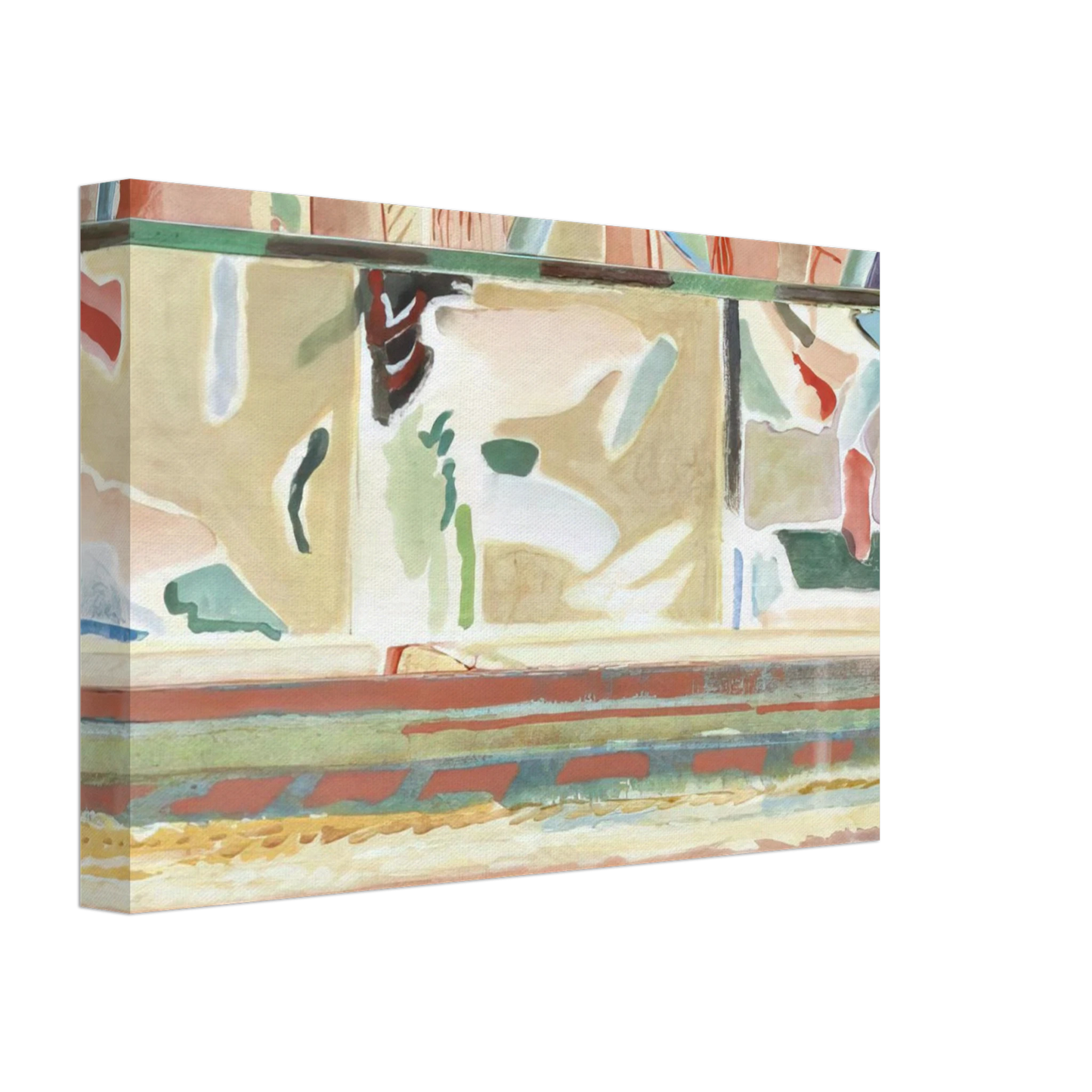 Menez - Paisagem II, Portalegre tapestry card - Lyrical Abstraction Canvas - 70x100 cm / 28x40 inches-canvas