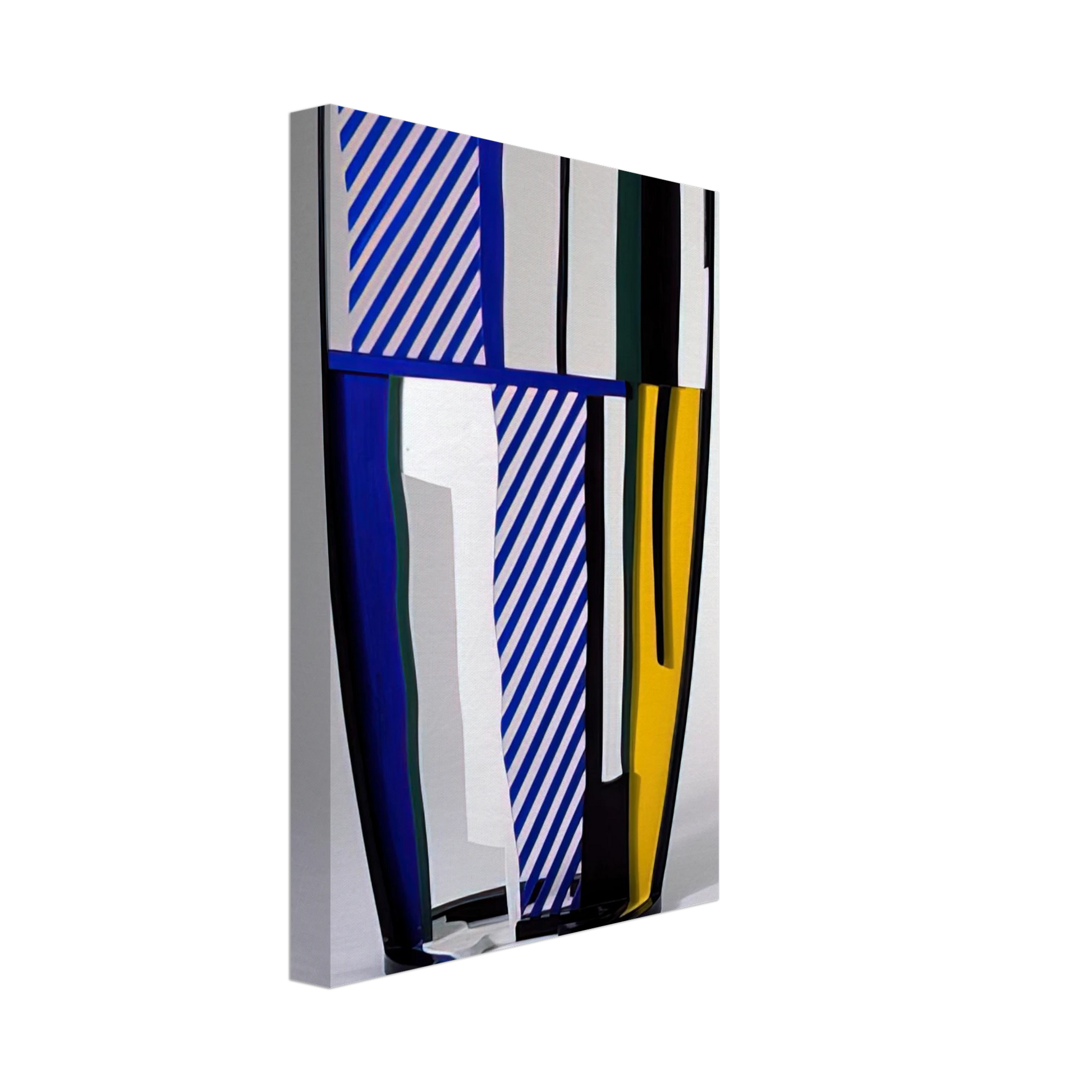 Roy Lichtenstein - GLASS IV 1977 Canvas - 70x100 cm / 28x40 inches-canvas