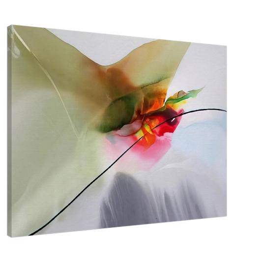 Paul Jenkins - Phenomena Sung Mantle - 1969 Canvas - 20x30 cm / 8x12 inches-canvas