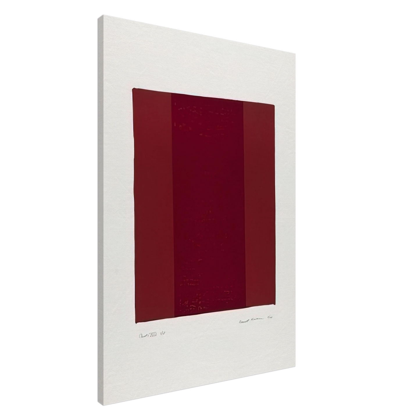 Barnett Newman - Canto XVIII Canvas - 20x30 cm / 8x12 inches-canvas