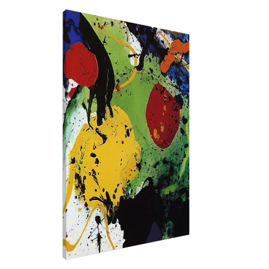 Sam Francis - Untitled  SFP-89-57  Canvas - 20x30 cm / 8x12 inches-canvas