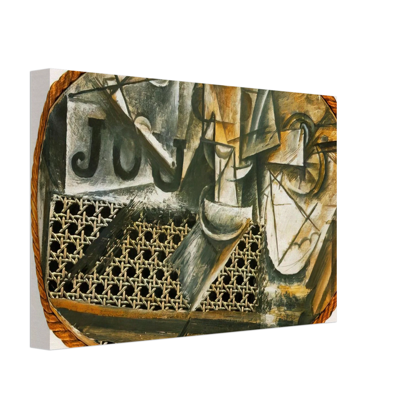 Pablo Picasso - Still Life with Caned Chair Canvas - 70x100 cm / 28x40 inches-canvas