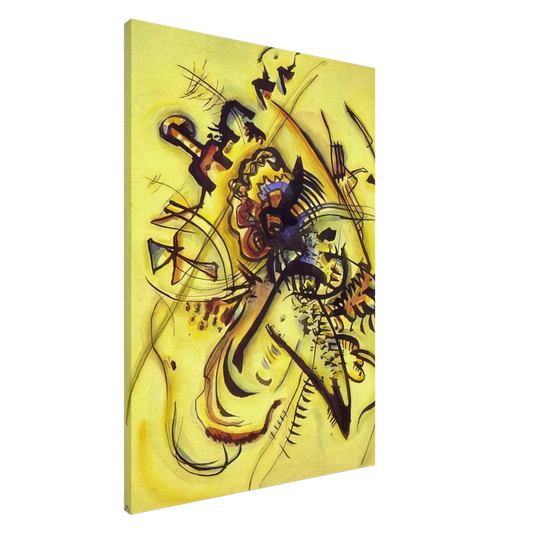 Wassily Kandinsky - TO THE UNKNOWN VOICE 1916 Canvas - 20x30 cm / 8x12 inches-canvas