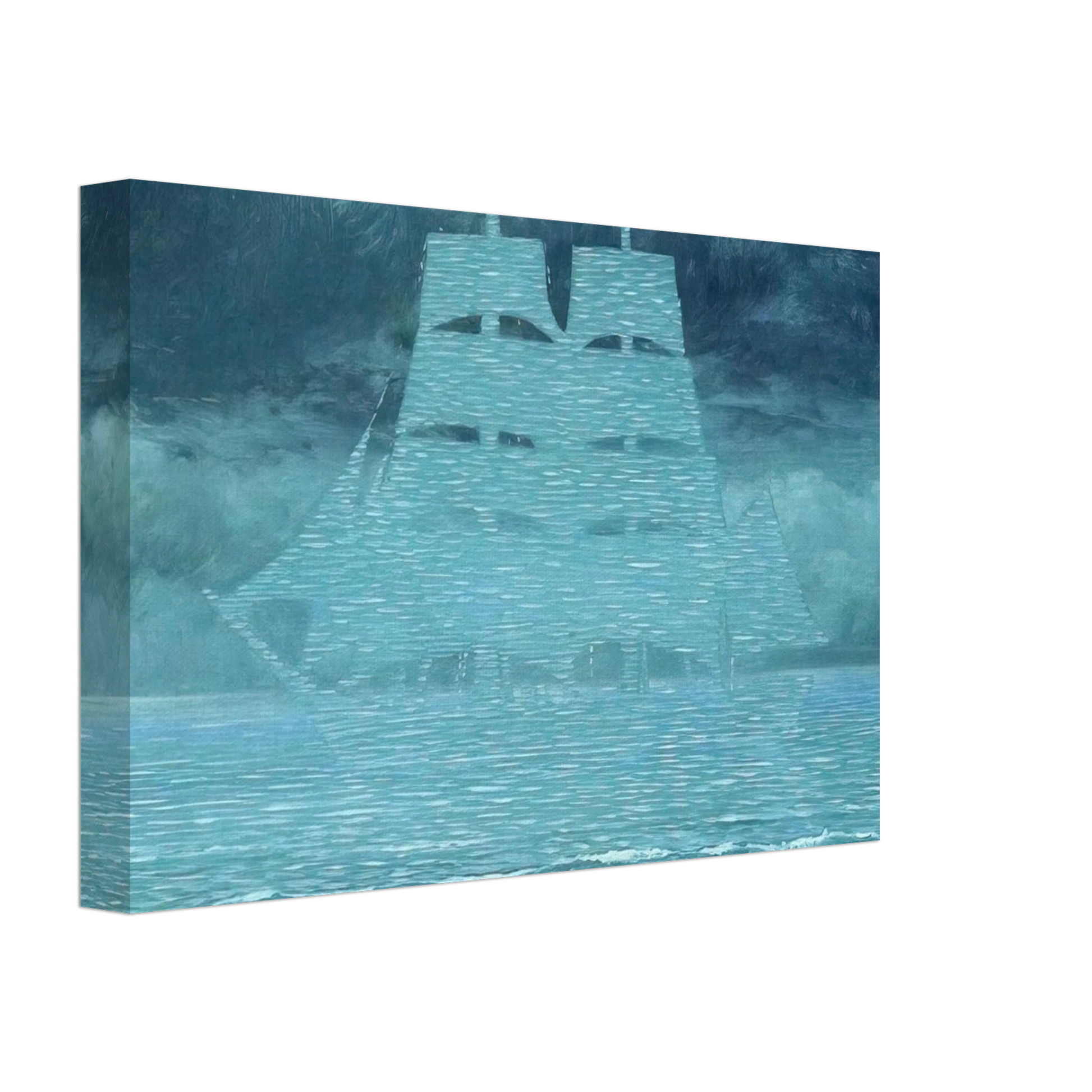 Rene Magritte - THE SEDUCER 1953 1 Canvas - 40x60 cm / 16x24 inches-canvas