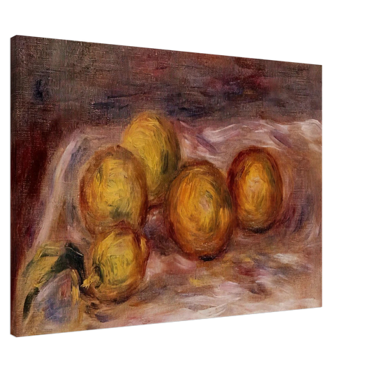 Pierre-Auguste Renoir - Lemons Canvas - 20x30 cm / 8x12 inches-canvas