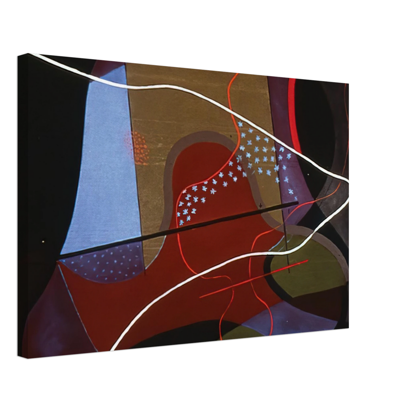 John Ferren - Grazioso - 1933 Canvas - 40x60 cm / 16x24 inches-canvas