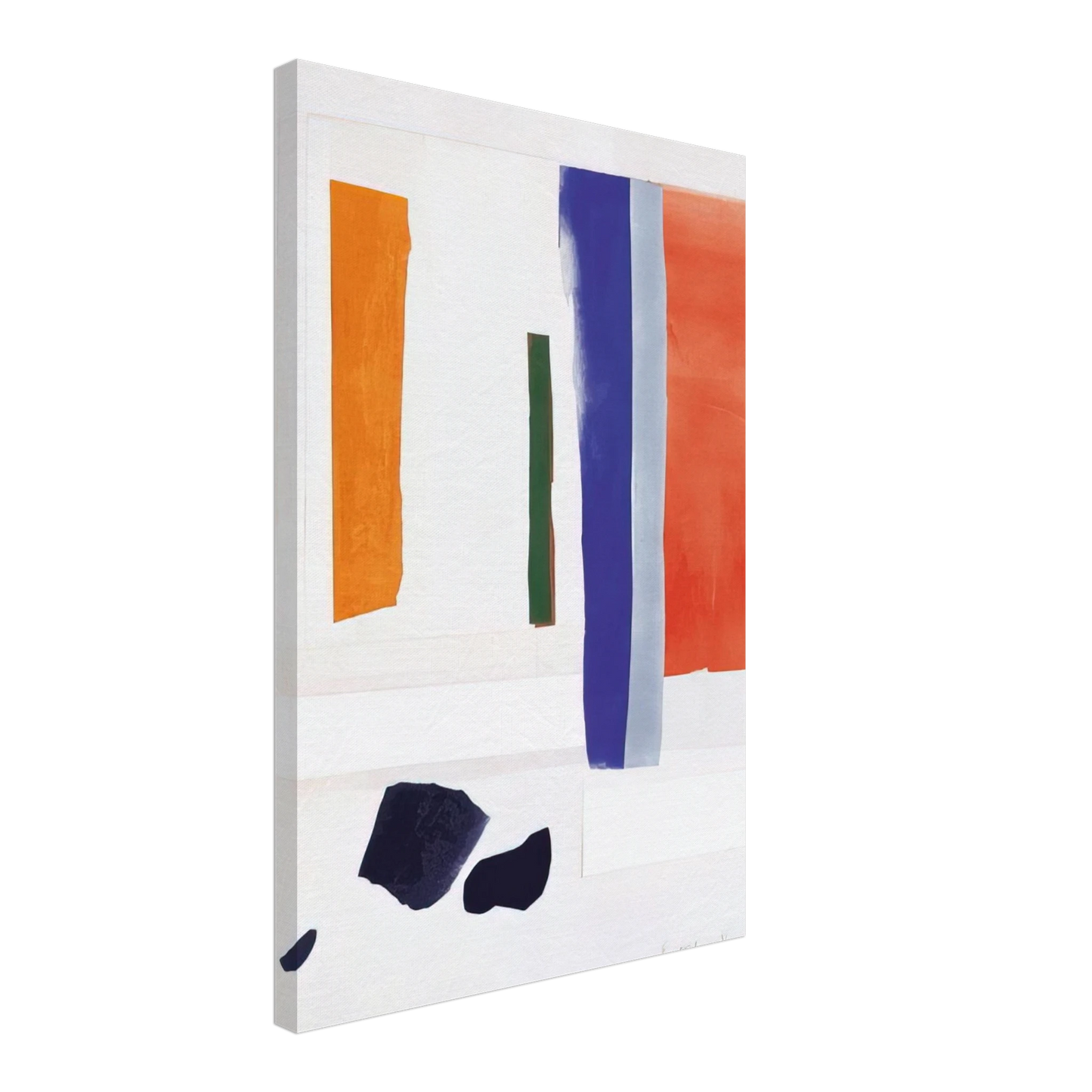 Esteban Vicente - UNTITLED 1978 Canvas - 70x100 cm / 28x40 inches-canvas