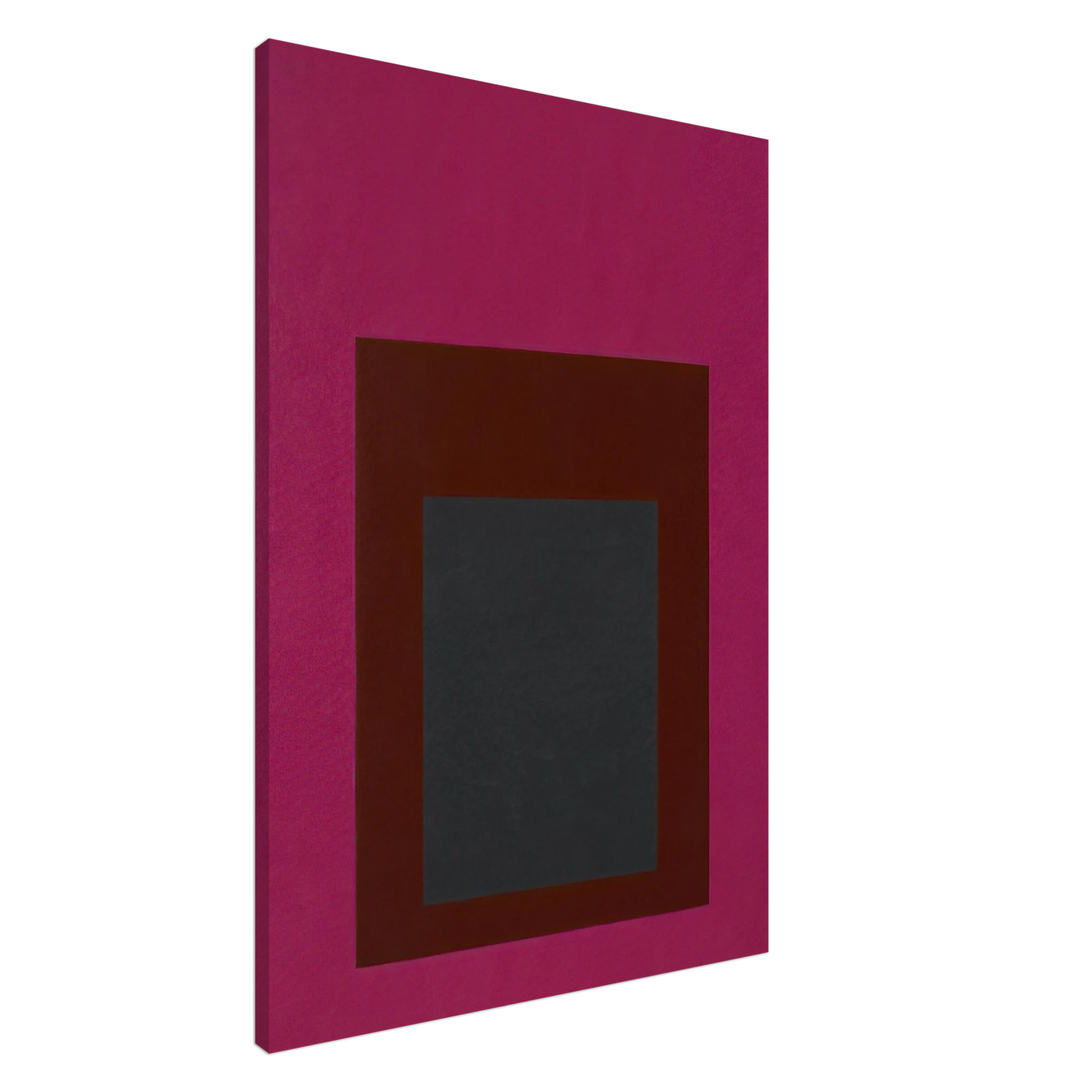 Josef Albers - HOMAGE TO THE SQUARE GUARDED 1952 Canvas - 20x30 cm / 8x12 inches-canvas