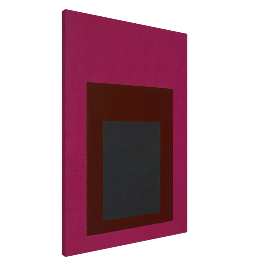 Josef Albers - HOMAGE TO THE SQUARE GUARDED 1952 Canvas - 20x30 cm / 8x12 inches-canvas