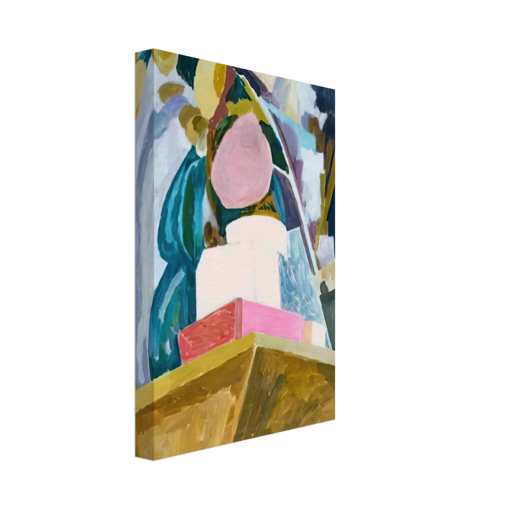 Vanessa Bell - STILL LIFE ON CORNER OF A MANTELPIECE 1914 Canvas - 40x60 cm / 16x24 inches-canvas