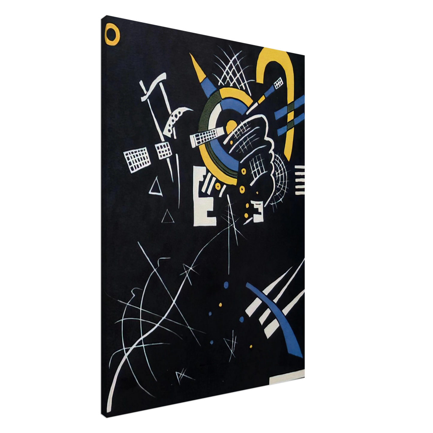 Wassily Kandinsky - SMALL WORLDS VII 1922 Canvas - 20x30 cm / 8x12 inches-canvas