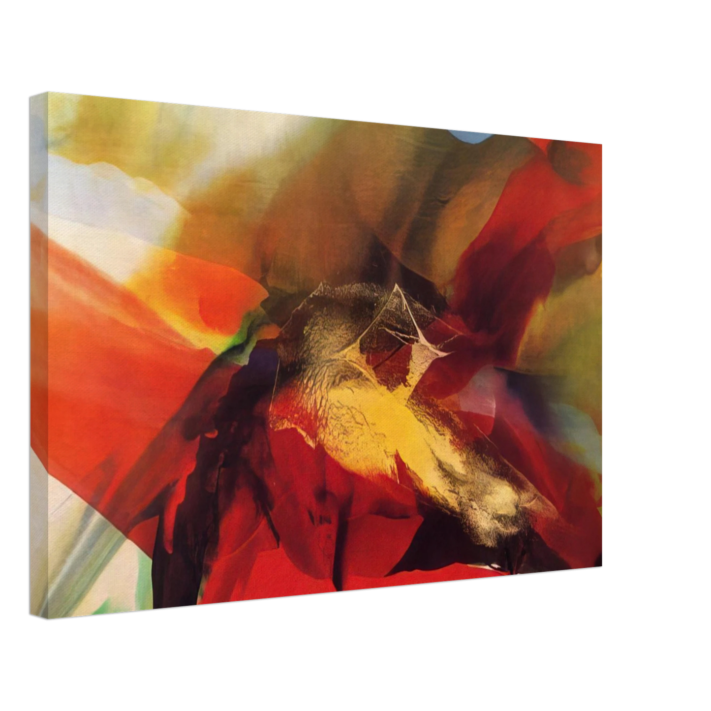 Paul Jenkins - Phenomena Day of Zagorsk - 1966 Canvas - 40x60 cm / 16x24 inches-canvas