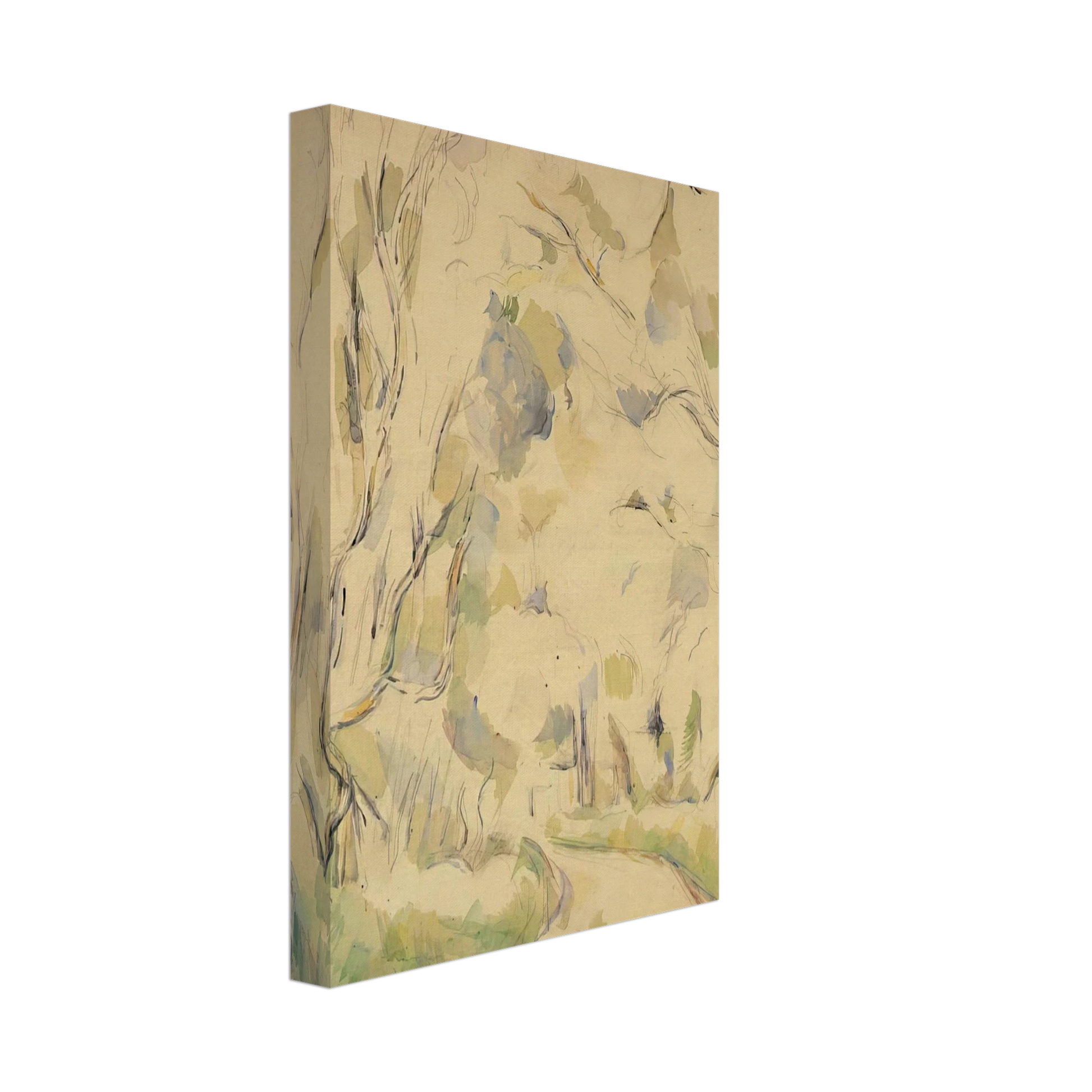 Paul Cezanne - Well by the Winding Road in the Park of Chateau Noir Canvas - 40x60 cm / 16x24 inches-canvas