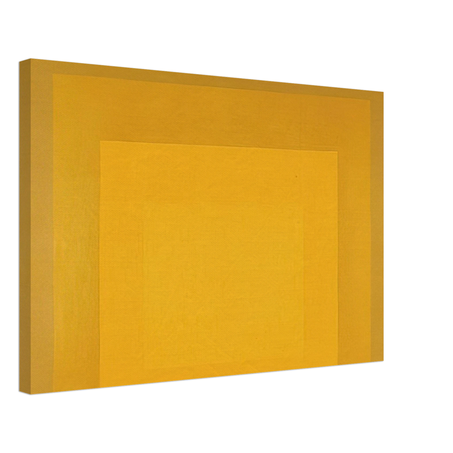 Josef Albers - STUDY FOR HOMAGE TO THE SQUARE DEPARTING IN YELLOW 1964 Canvas - 70x100 cm / 28x40 inches-canvas