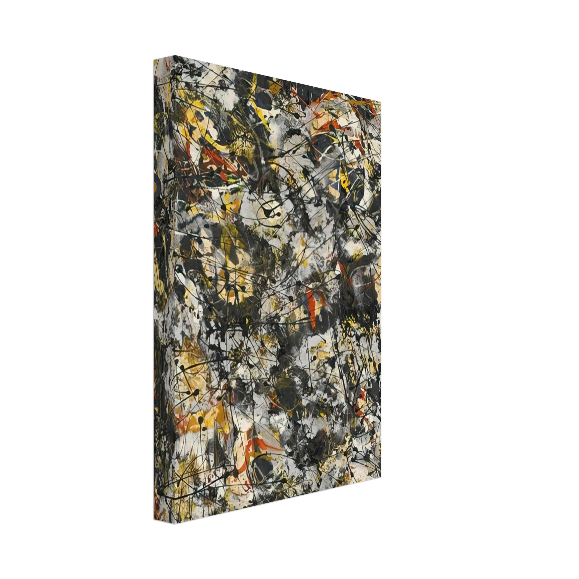 Jackson Pollock - NUMBER 4 1951 Canvas - 70x100 cm / 28x40 inches-canvas