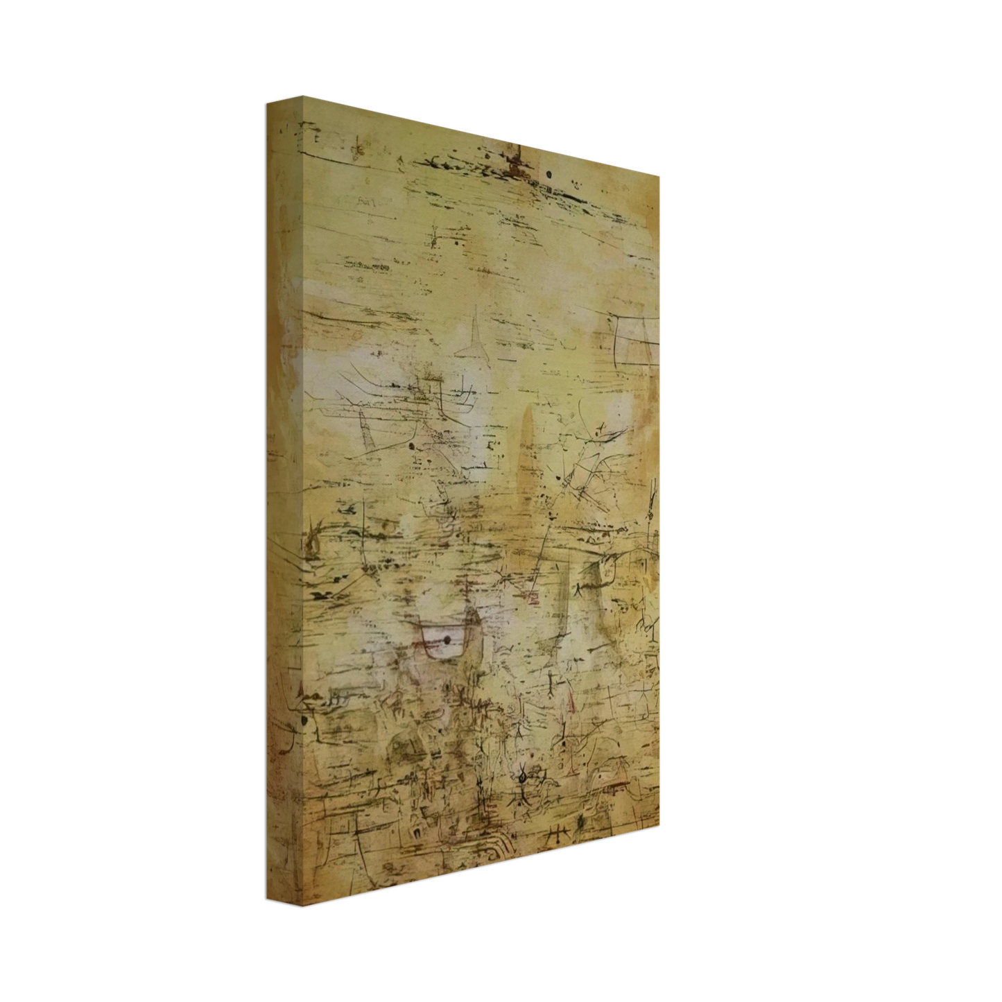 Zao Wou-Ki - VOL D OISEAUX 1954 Canvas - 70x100 cm / 28x40 inches-canvas