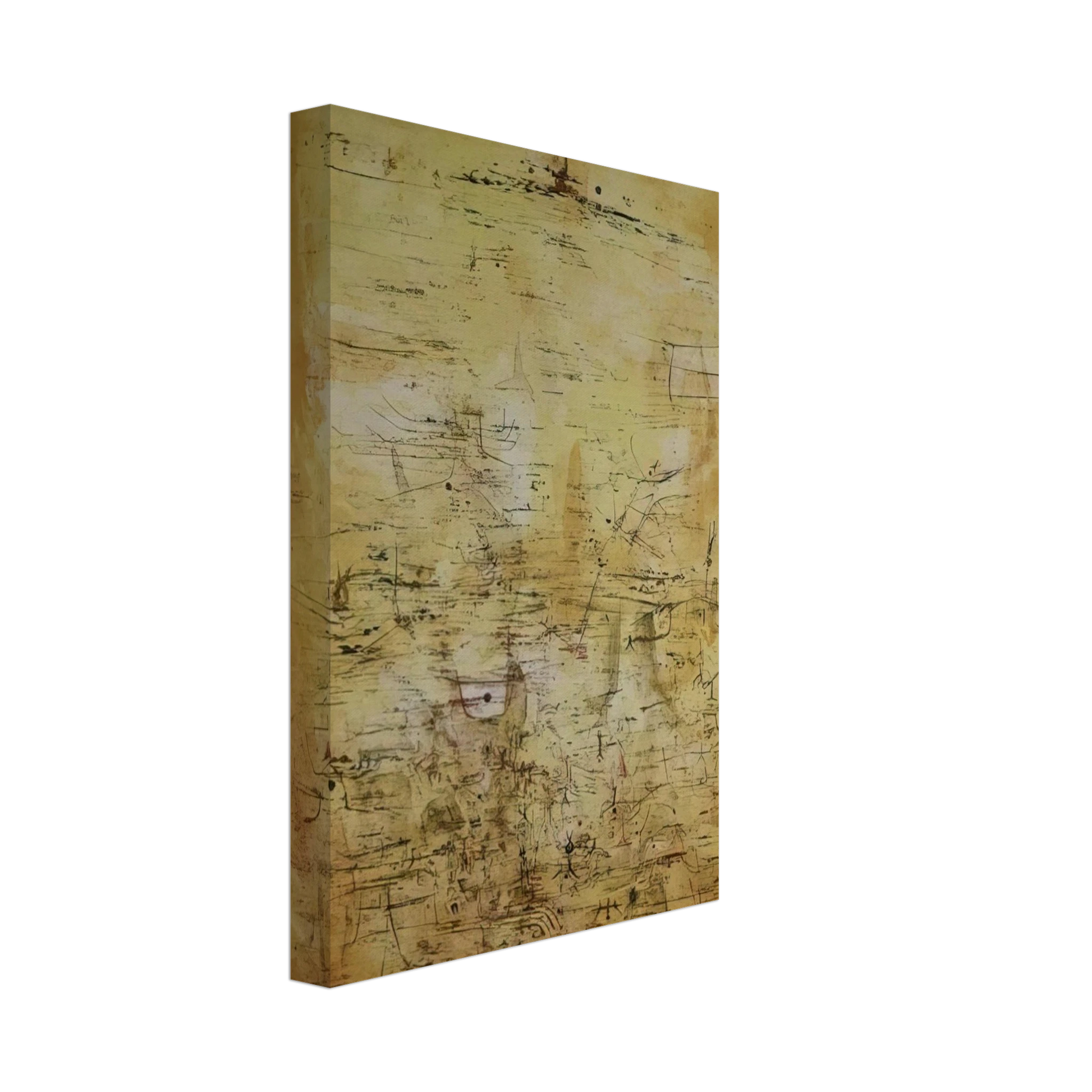 Zao Wou-Ki - VOL D OISEAUX 1954 Canvas - 70x100 cm / 28x40 inches-canvas