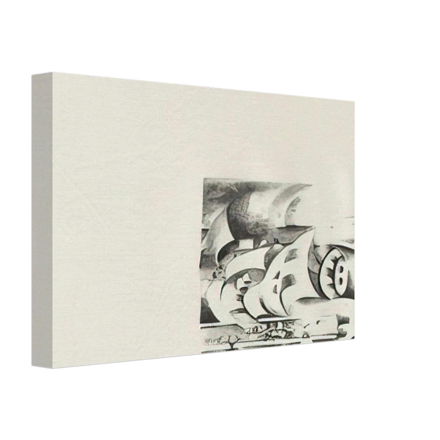 Lee Bontecou - ELEVENTH STONE 1970 Canvas - 70x100 cm / 28x40 inches-canvas