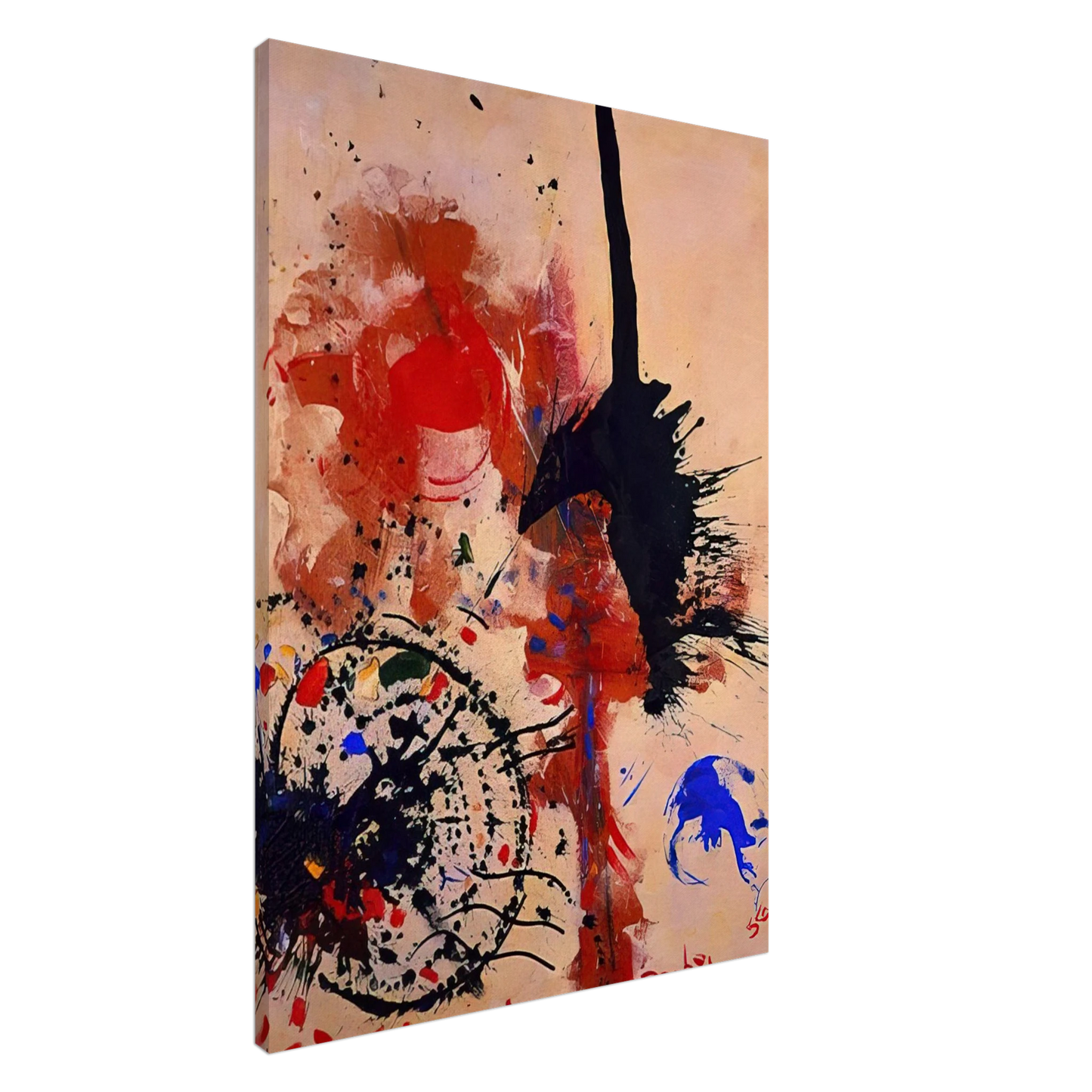Hans Hofmann - The Prey Canvas - 20x30 cm / 8x12 inches-canvas
