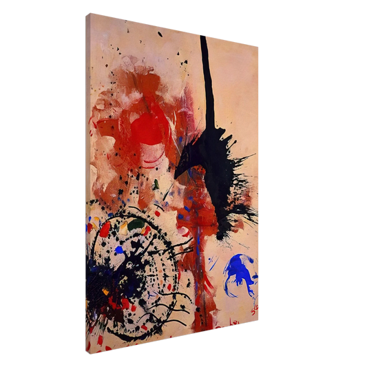 Hans Hofmann - The Prey Canvas - 20x30 cm / 8x12 inches-canvas