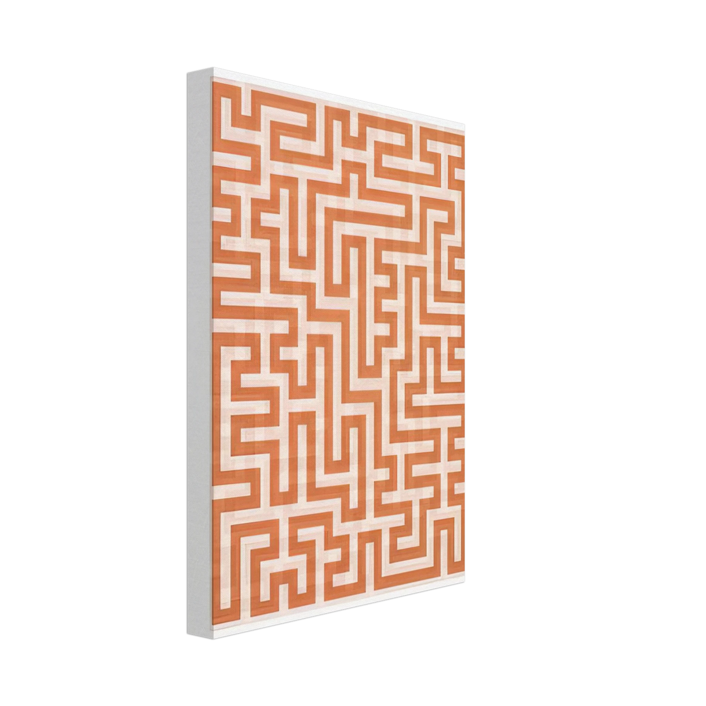 Anni Albers - RED MEANDER II 1971 Canvas - 40x60 cm / 16x24 inches-canvas