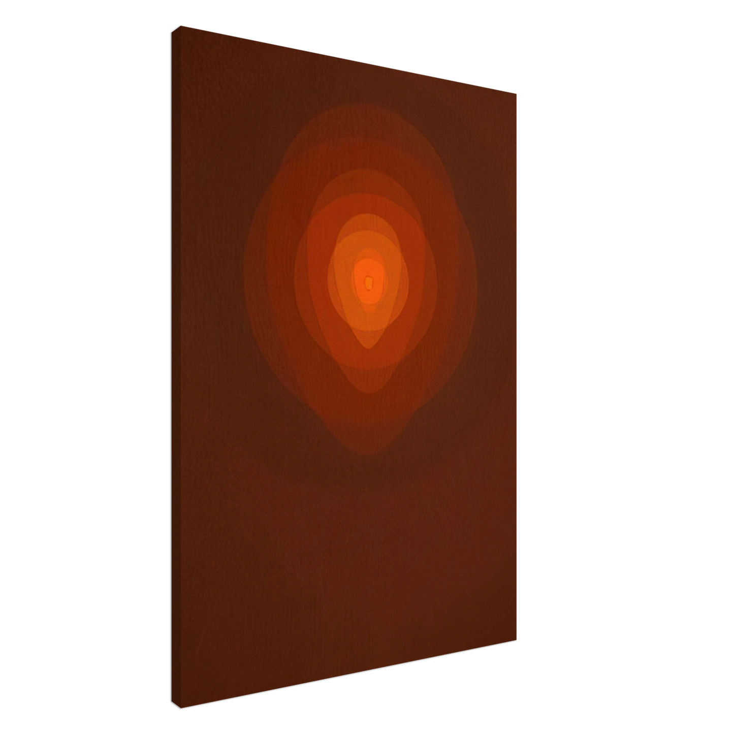 Clarence Holbrook Carter - Red Mandala - 1967 Canvas - 20x30 cm / 8x12 inches-canvas