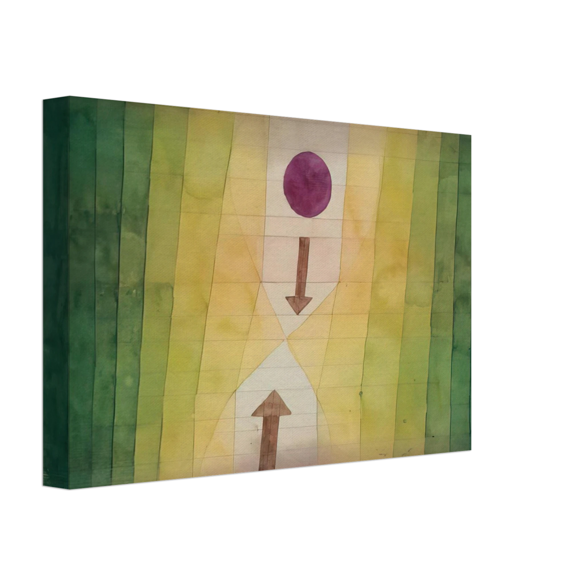 Paul Klee - BEFORE THE BLITZ 1923 Canvas - 70x100 cm / 28x40 inches-canvas