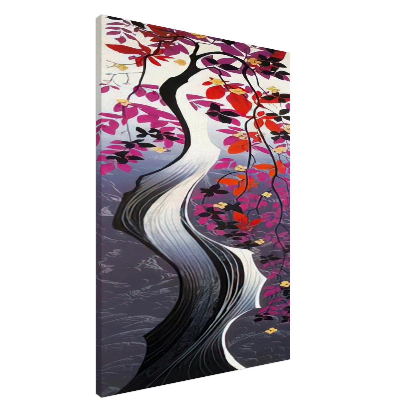 Eyvind Earle - Twisted Tree Canvas - 20x30 cm / 8x12 inches-canvas