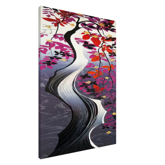 Eyvind Earle - Twisted Tree Canvas - 20x30 cm / 8x12 inches-canvas