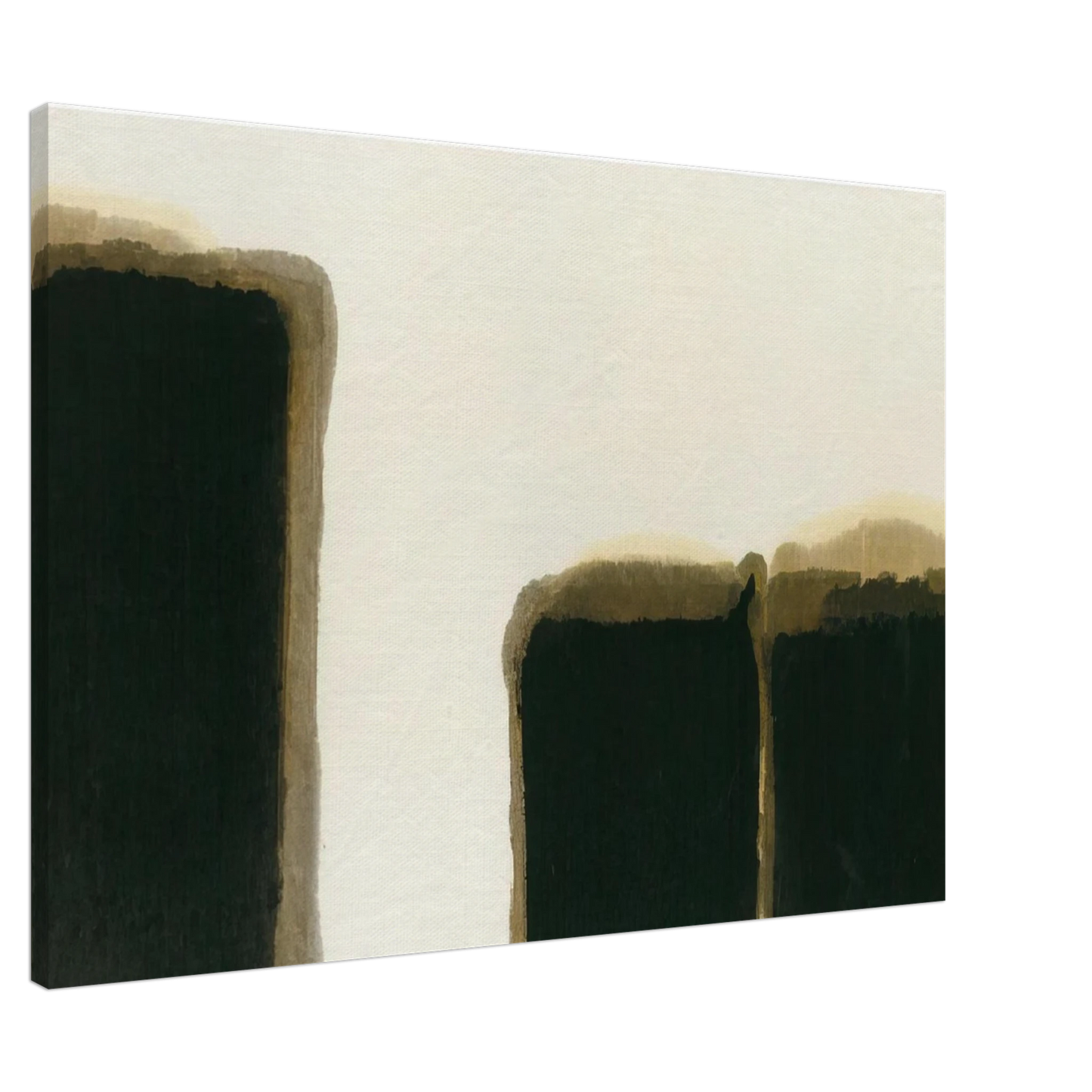 Yun Hyong-keun - Burnt Umber  Ultramarine I - 1981 Canvas - 20x30 cm / 8x12 inches-canvas