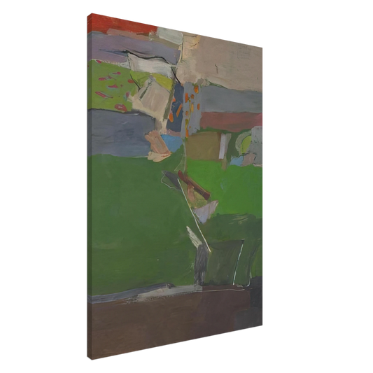 Richard Diebenkorn - Berkeley #13 Canvas - 20x30 cm / 8x12 inches-canvas