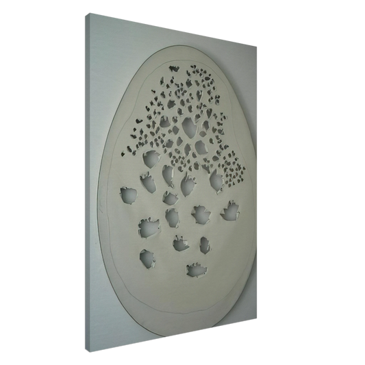 Lucio Fontana - Concept Spatiale - 1963 Canvas - 20x30 cm / 8x12 inches-canvas