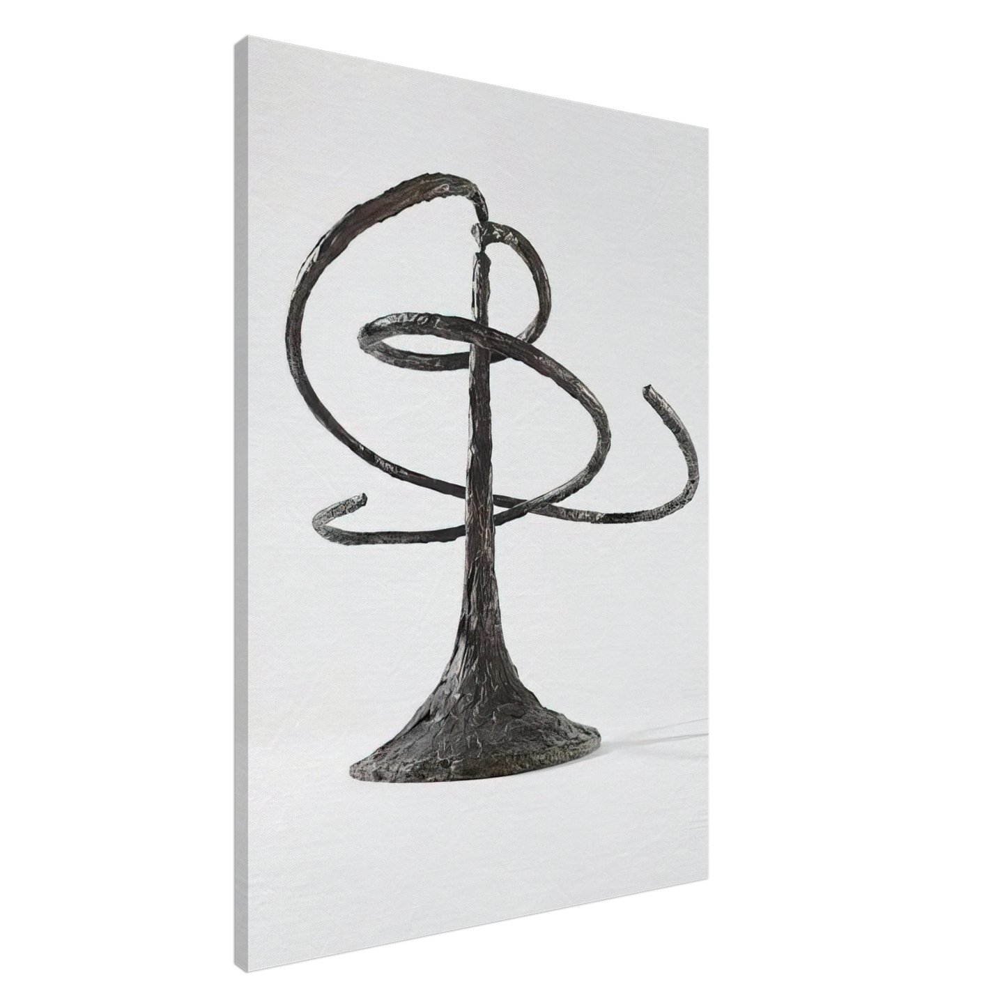 Alexander Calder - THE HELICES DOUBLE HELIX 1944 Canvas - 20x30 cm / 8x12 inches-canvas