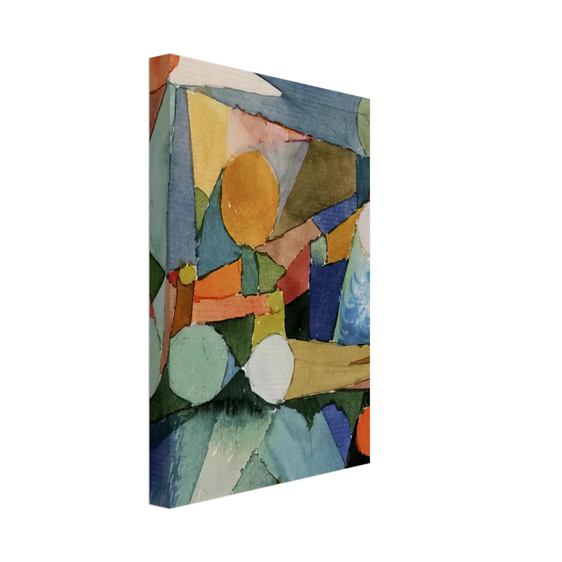 Paul Klee - COLOUR SHAPES 1914 Canvas - 70x100 cm / 28x40 inches-canvas