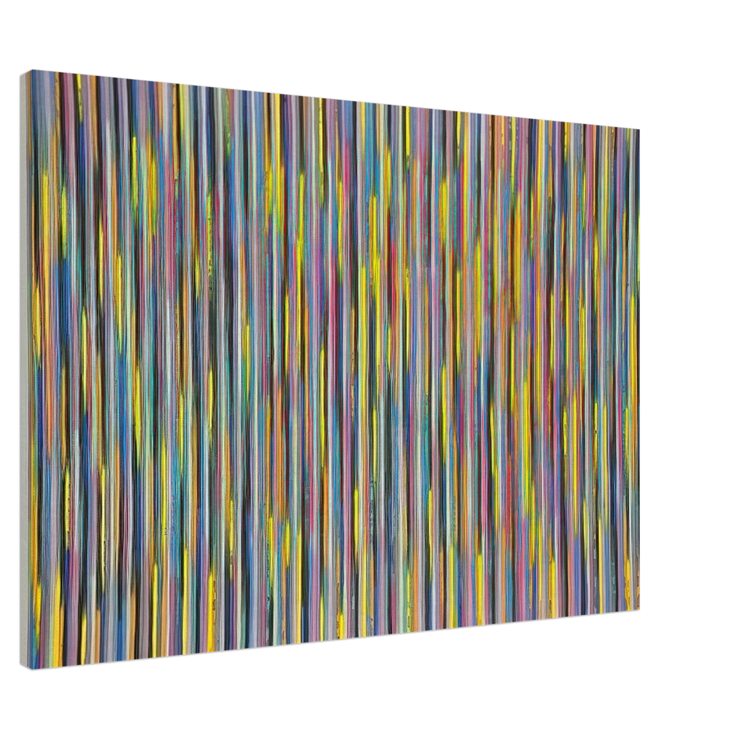 Gene Davis - Joy Ride - 1981 Canvas - 20x30 cm / 8x12 inches-canvas