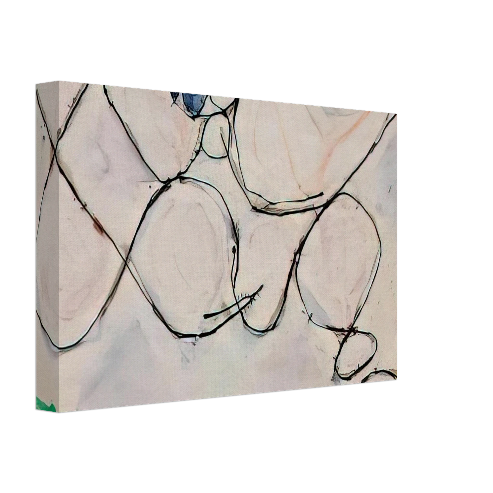 Frank Lobdell - Untitled - 1971 Canvas - 70x100 cm / 28x40 inches-canvas