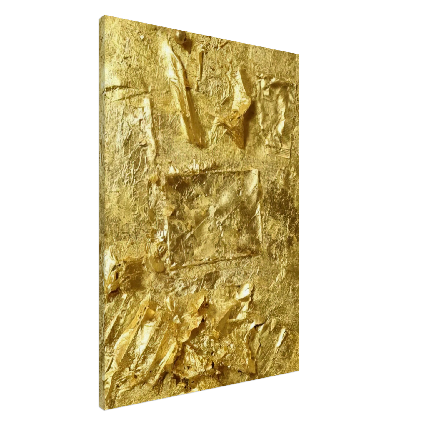 Robert Rauschenberg - UNTITLED GOLD PAINTING 1964 Canvas - 20x30 cm / 8x12 inches-canvas