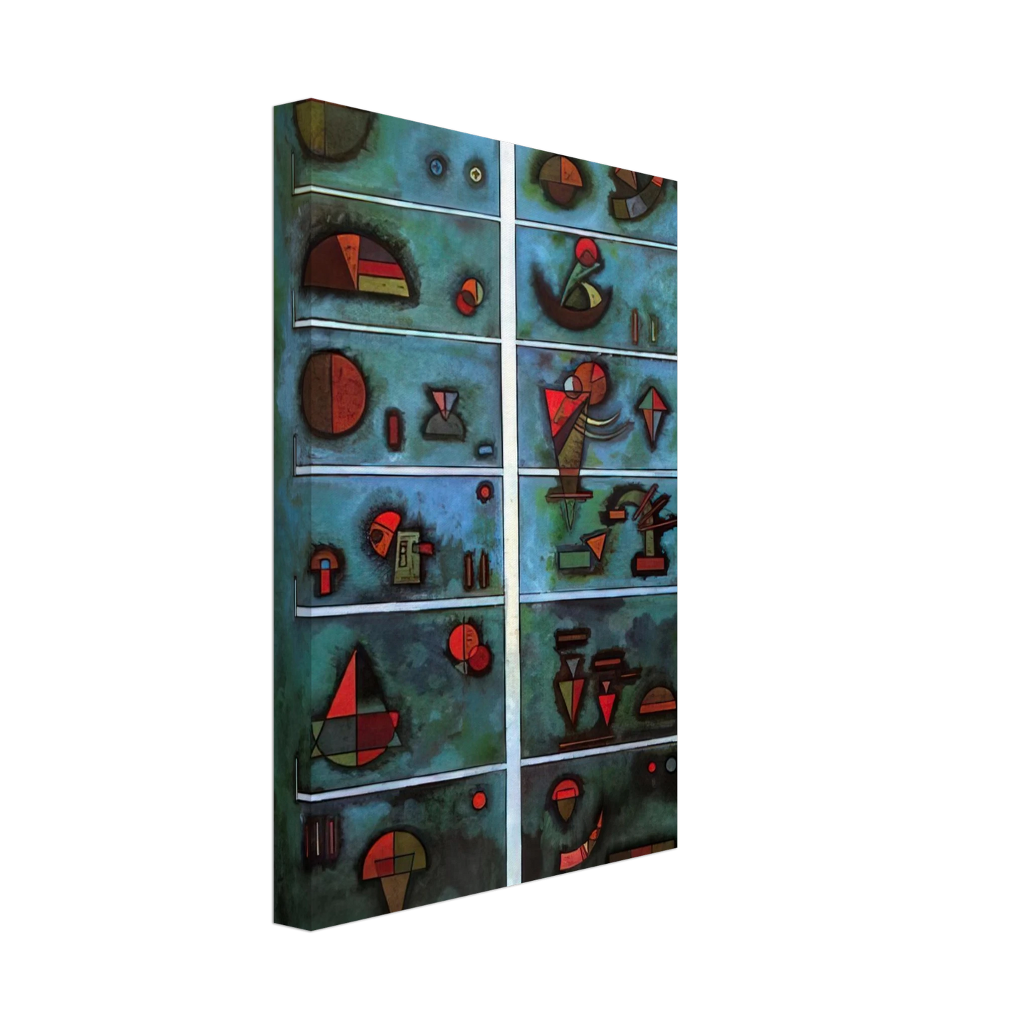 Wassily Kandinsky - STOREYS 1929 Canvas - 40x60 cm / 16x24 inches-canvas