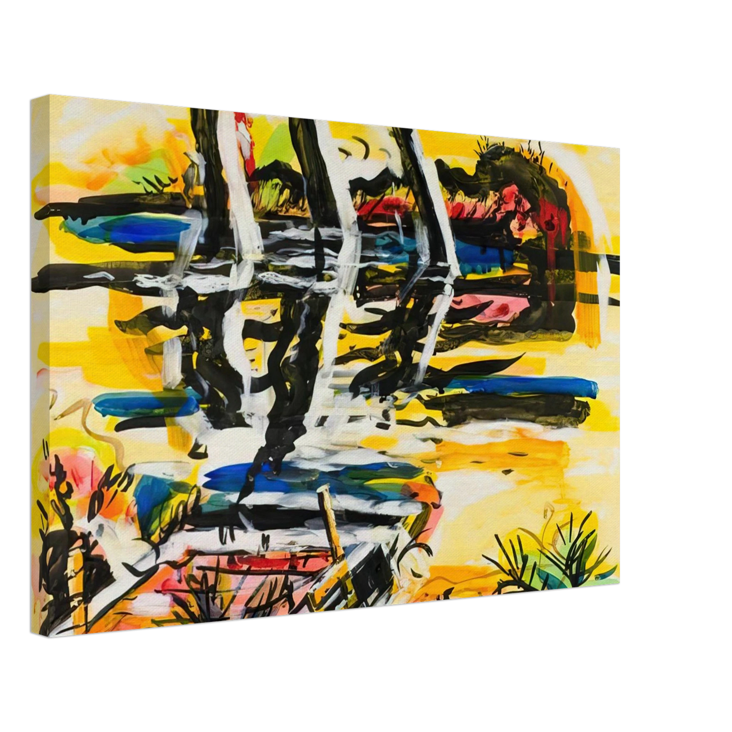 Ivan Albright - THREE TREES GEORGIA 1969 Canvas - 70x100 cm / 28x40 inches-canvas