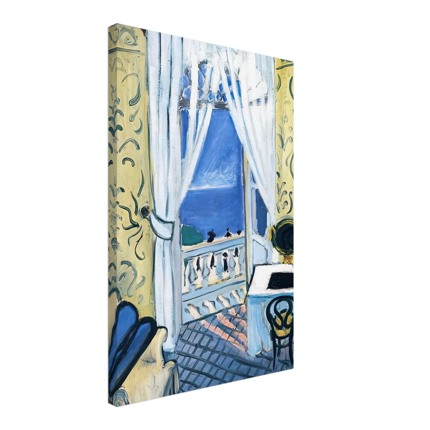 Henri Matisse - INTERIOR WITH A VIOLIN CASE 1919 Canvas - 40x60 cm / 16x24 inches-canvas