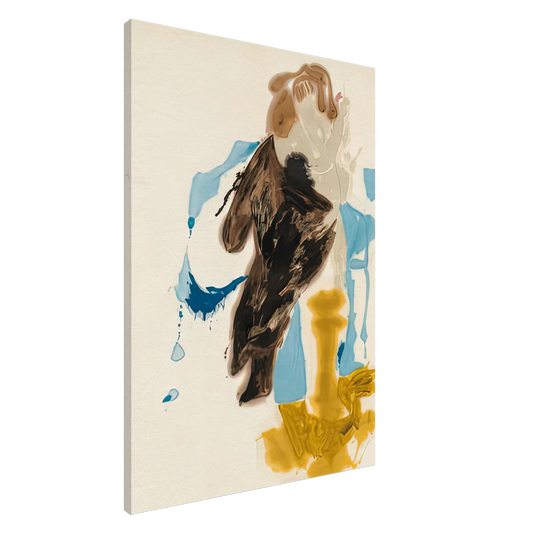 Helen Frankenthaler - After Rubens, 1961- Canvas - 20x30 cm / 8x12 inches-canvas