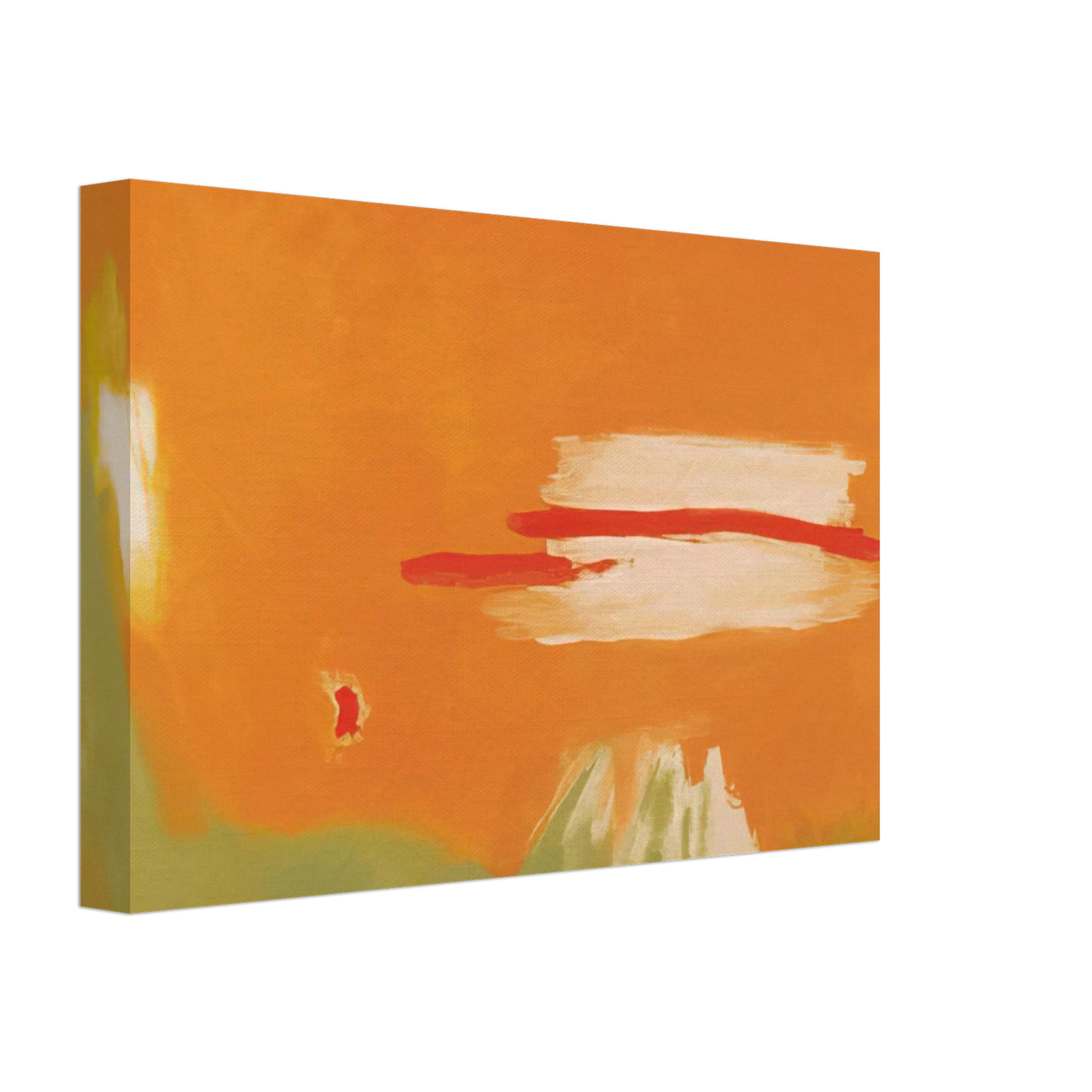 Esteban Vicente - RED ACROSS 1996 Canvas - 40x60 cm / 16x24 inches-canvas