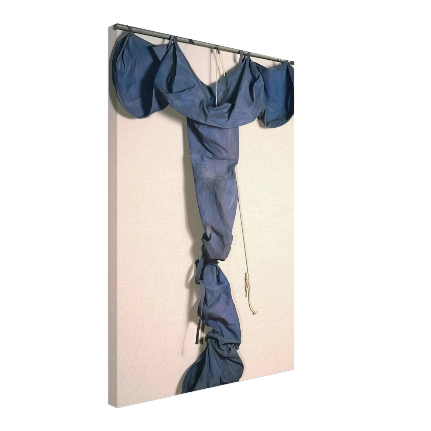 Claes Oldenburg - SOFT DRAINPIPE BLUE COOL VERSION 1967 Canvas - 70x100 cm / 28x40 inches-canvas