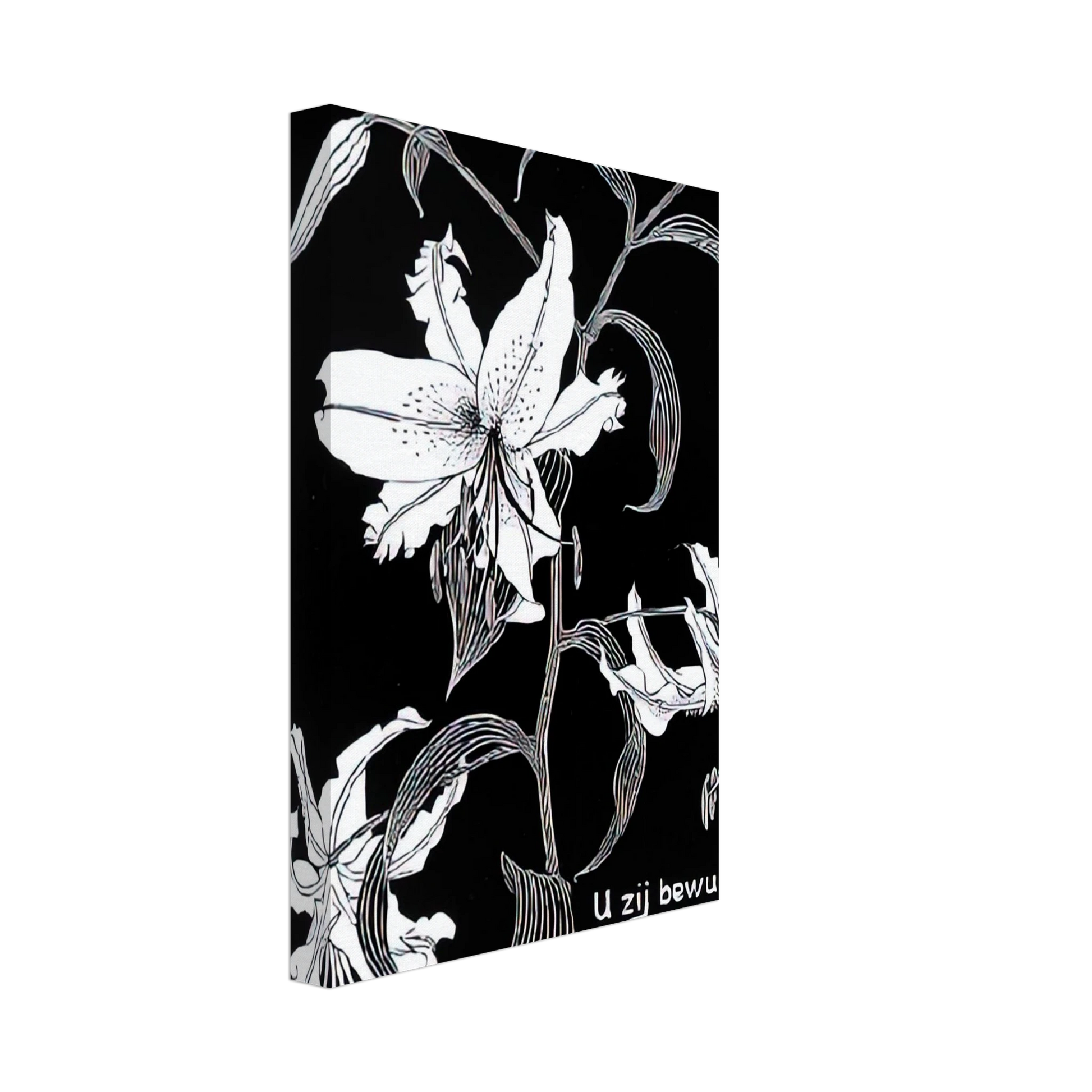 MC Escher - FLOWERS Canvas - 70x100 cm / 28x40 inches-canvas