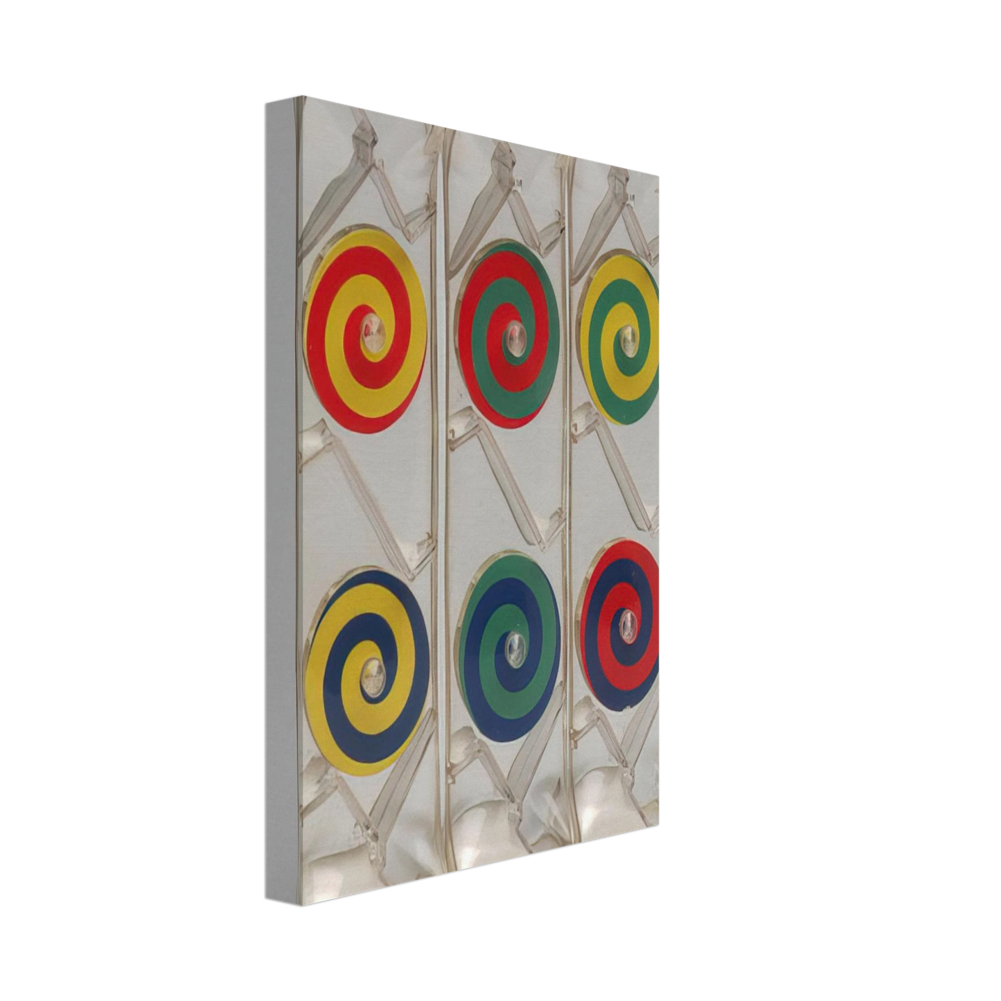 Bruno Munari - Girondella Kinetic Object - 1965 Canvas - 70x100 cm / 28x40 inches-canvas