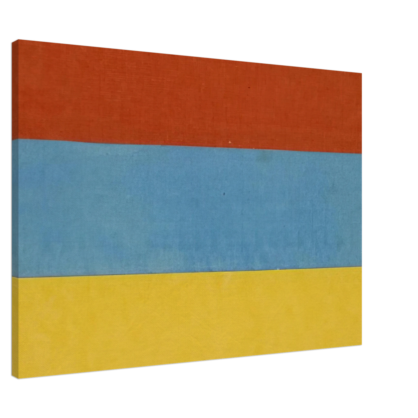 Ellsworth Kelly - Red, Blue, Yellow Canvas - 20x30 cm / 8x12 inches-canvas