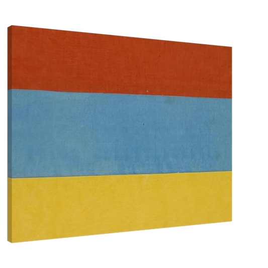 Ellsworth Kelly - Red, Blue, Yellow Canvas - 20x30 cm / 8x12 inches-canvas