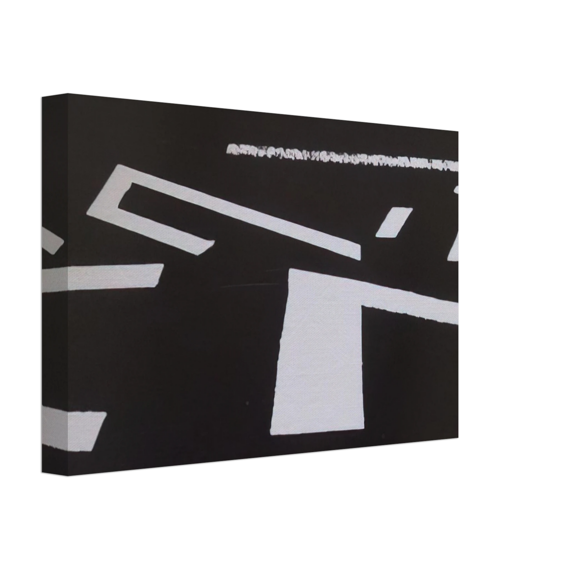 Nasreen Mohamedi - Untitled XVIII - 1981 Canvas - 40x60 cm / 16x24 inches-canvas