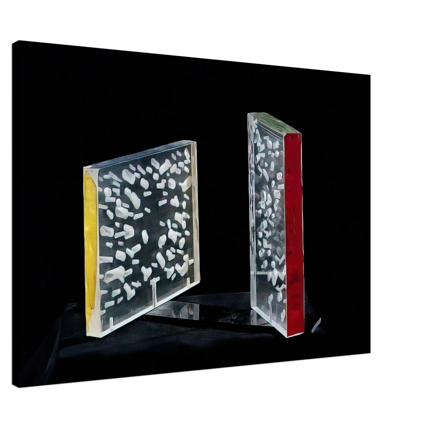 Piero Dorazio - Sospensioni Colorate - 1955 Canvas - 20x30 cm / 8x12 inches-canvas